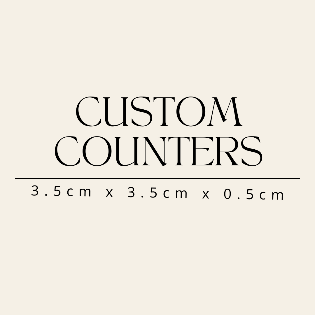 Custom Counters (Qty 10) - CJECOPLAY Inc.