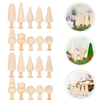 Wooden Trees Loose Parts