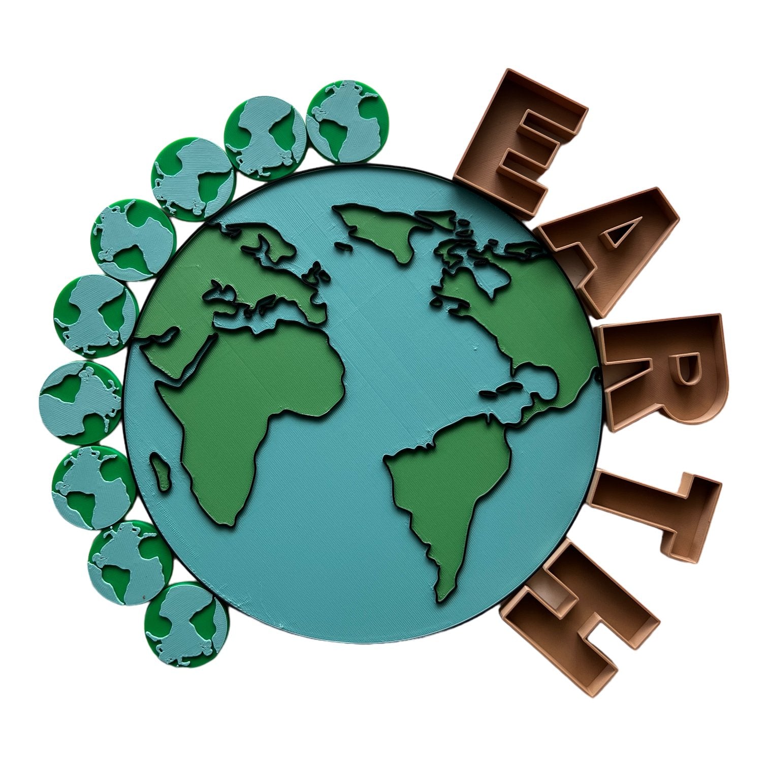 Earth Day Theme Counters || Loose Parts - CJECOPLAY Inc.