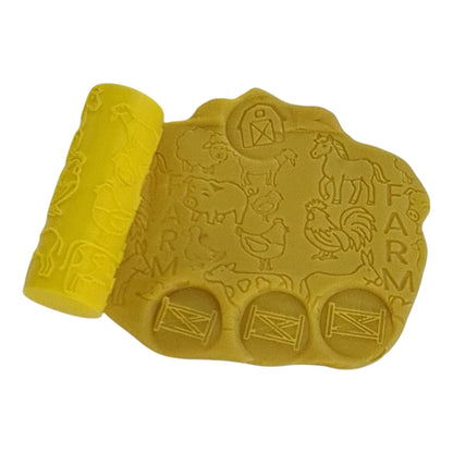 NEW - Farm Life Playdough Roller - CJECOPLAY Inc.