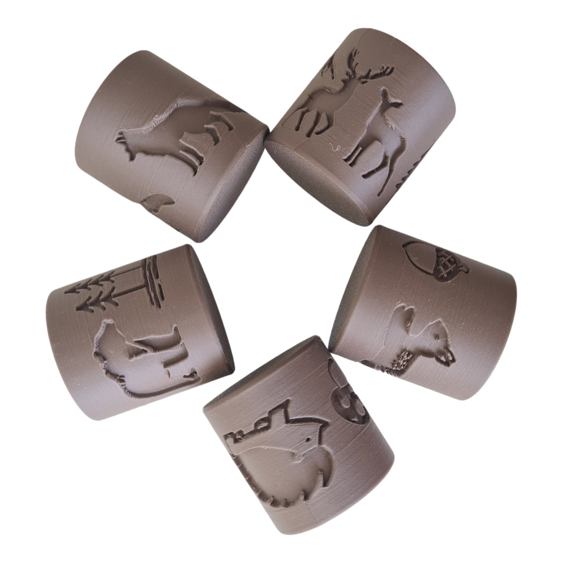 NEW - Forest Animals rollers with paw prints - CJECOPLAY Inc.